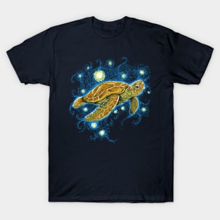 Starry Night Turtle T-Shirt